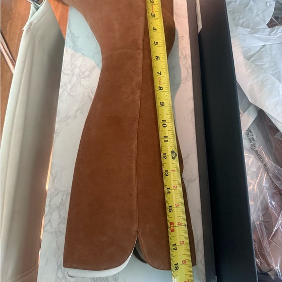 Brown Knee-High Women's Boots - Picture 6 of 7